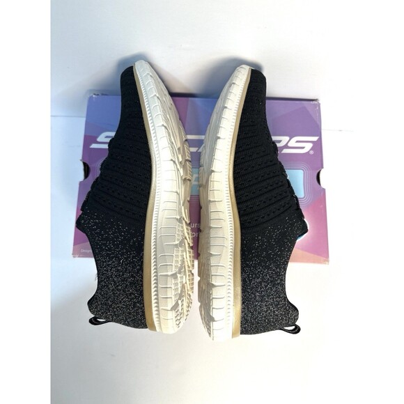 Skechers Women’s Size 9 Black Memory Foam Sneakers Machine Washable Vegan NIB - Picture 5 of 9